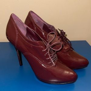Steve Madden - 4” Burgundy Patent Bootie